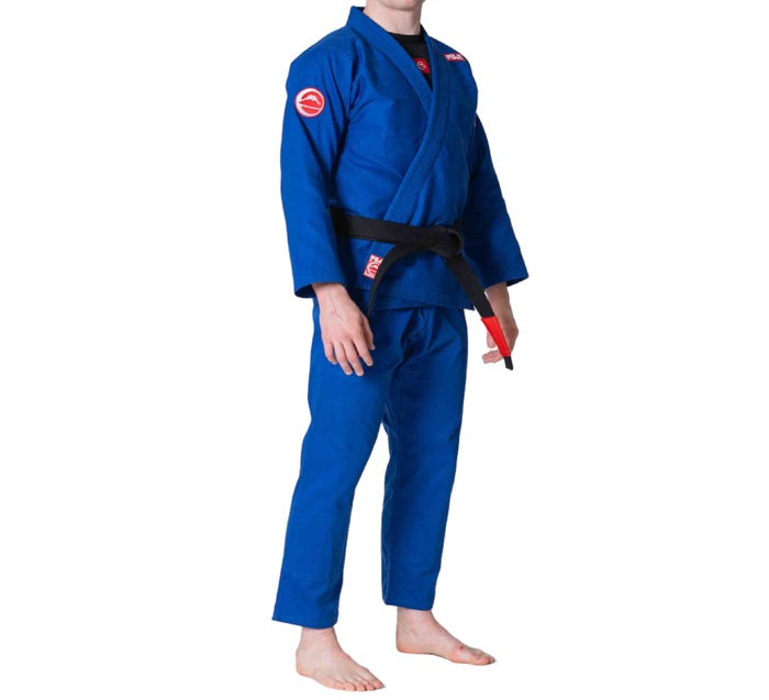 Fuji IBJJF Competition Gi Blue front right side view