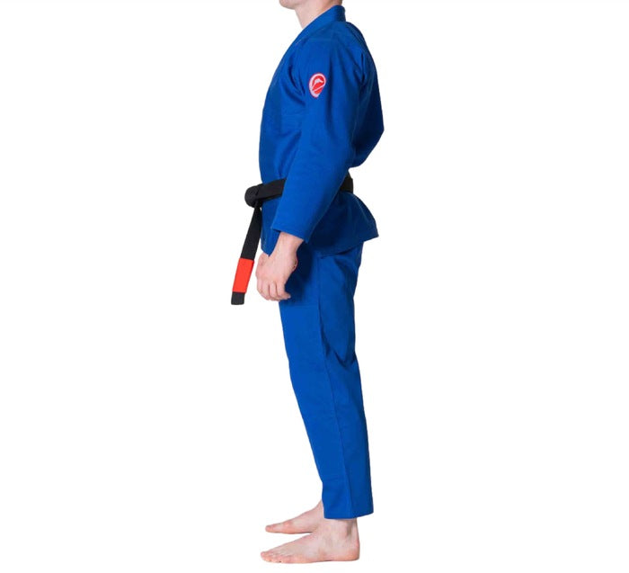 Fuji IBJJF Competition Gi Blue left side view