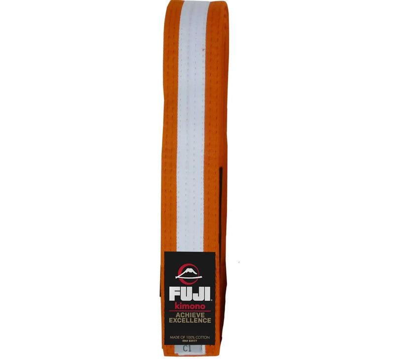 Fuji Kids BJJ Orange White Belt