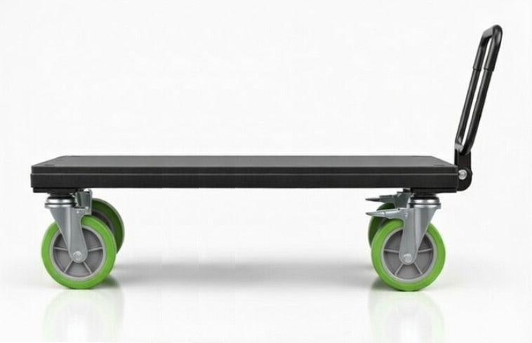 Fuji Mat Transport Trolley left side view