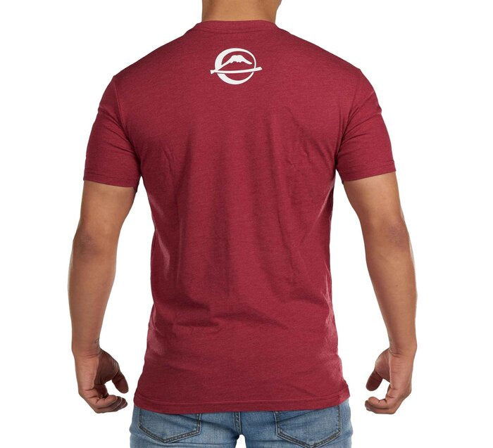 Fuji Red BJJ T-Shirt back view