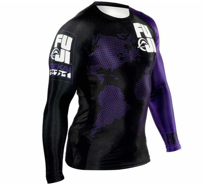 Fuji Sekai 2.0 Purple Ranked Rashguard right side view