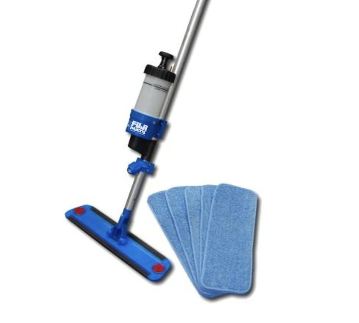 Fuji Speed Mat Mop with microfibre mop pads