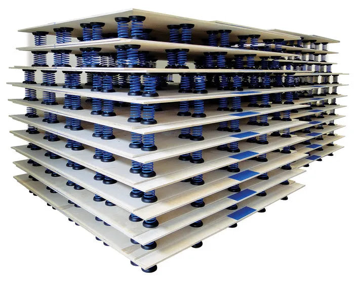 Fuji Sprung Floor Spring Kit on wooden decks 2