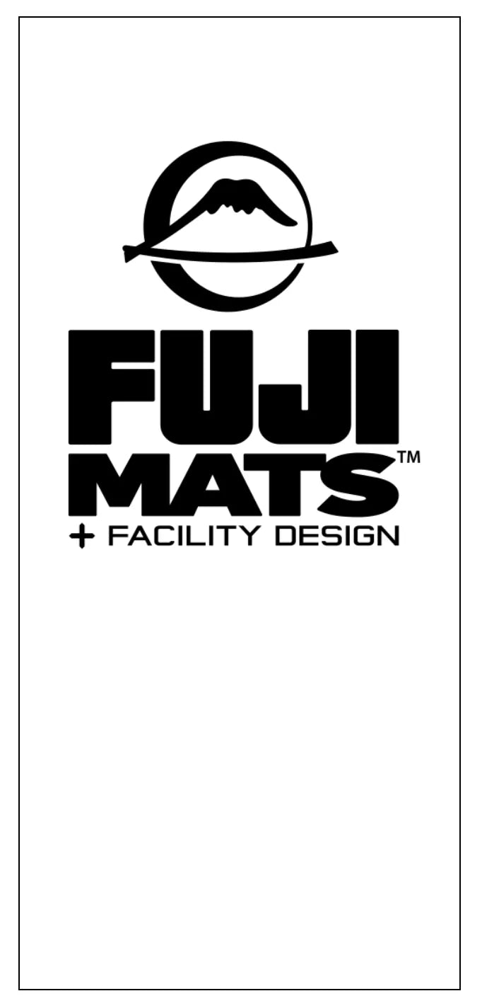 Fuji White Combo Wall Pad Mat with Fuji Logo