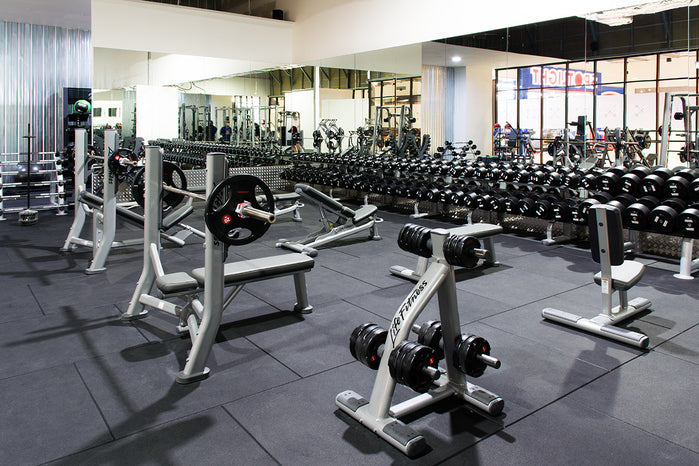 A1 Rubber 15mm Gym Tiles for gym flooring