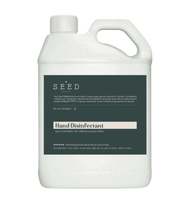 Seed Organic Hand Disinfectant - Size: 5 litre