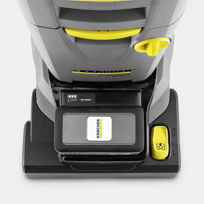 Karcher BR 30/4 C BP Scrubber Drier battery view