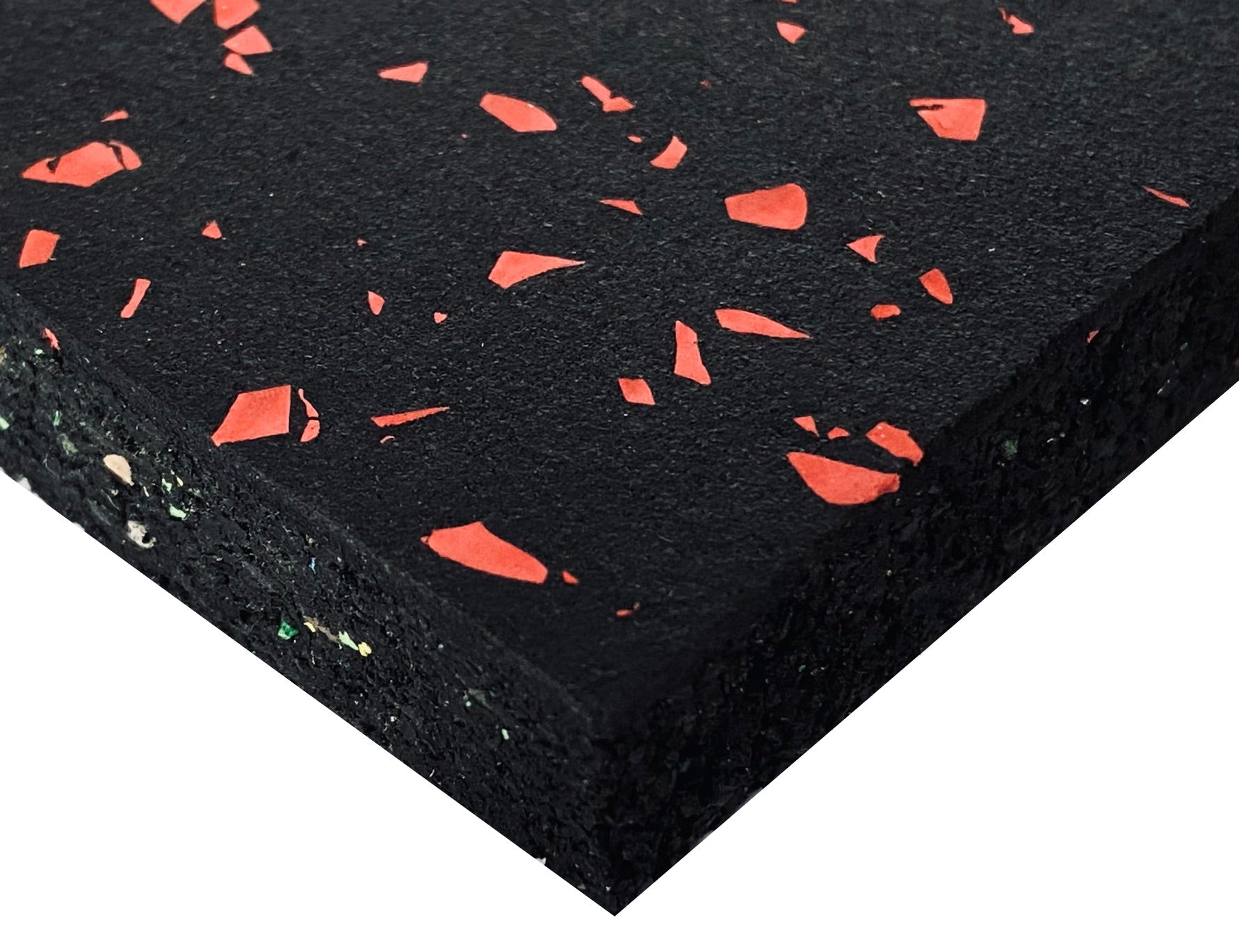 Legend 100mm Gym Tile - Fire Storm Red Speckle