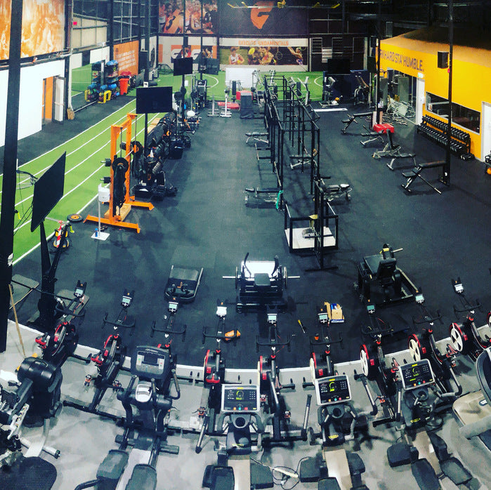 Legend 15mm High Performance Gym Tiles installed at GWS Giants Gym