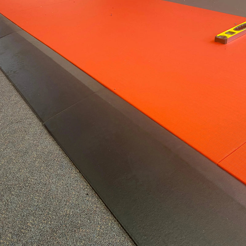 Legend 40mm Gym Tile Ramp installed at Defence Force training facility in Qld