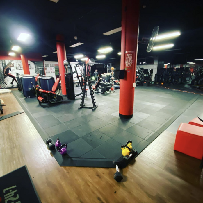 Legend 50mm Extreme Impact Gym Tiles installation at Snap Fitness 2