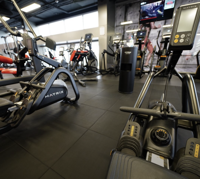 Legend 50mm Extreme Impact Gym Tiles installation in a gym