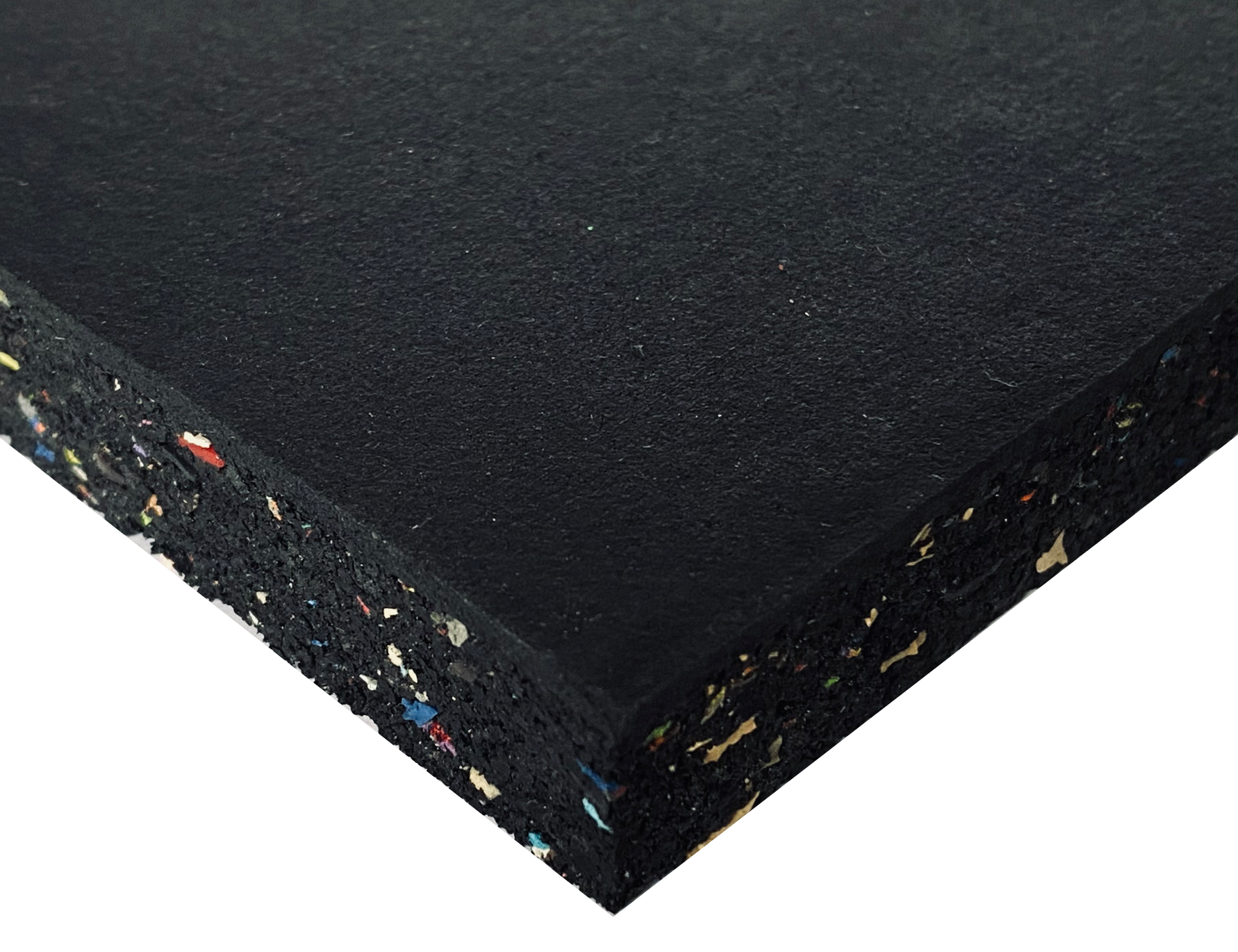 Legend 75mm Gym Tile - Plain Black
