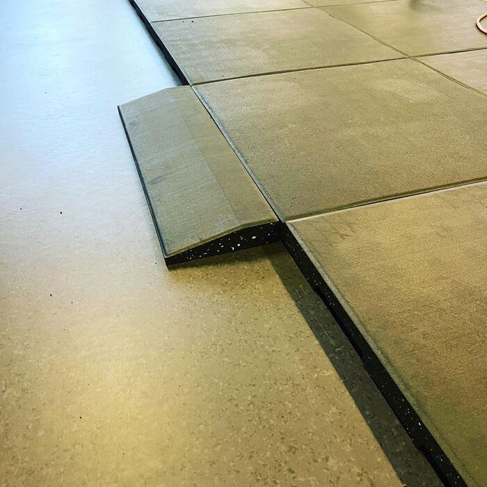 Legend Gym Tile Ramps - The Smart Edging for Gym Floors