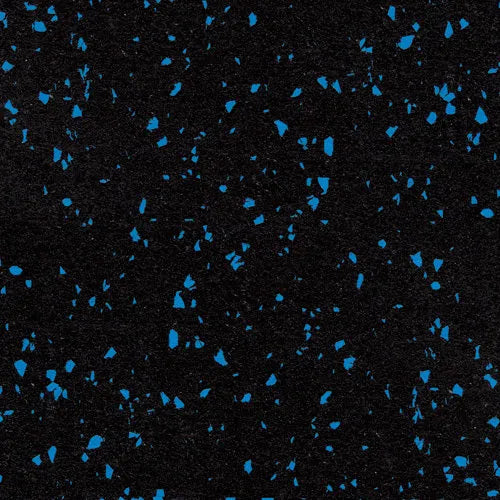 Legend Rolled Rubber Gym Flooring Blue Speckle