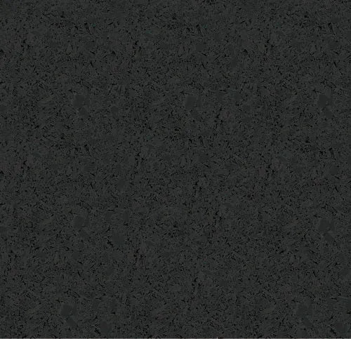 Legend Rolled Rubber Gym Flooring Jet Black