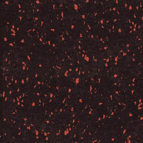Legend Rolled Rubber Gym Flooring Red Speckle