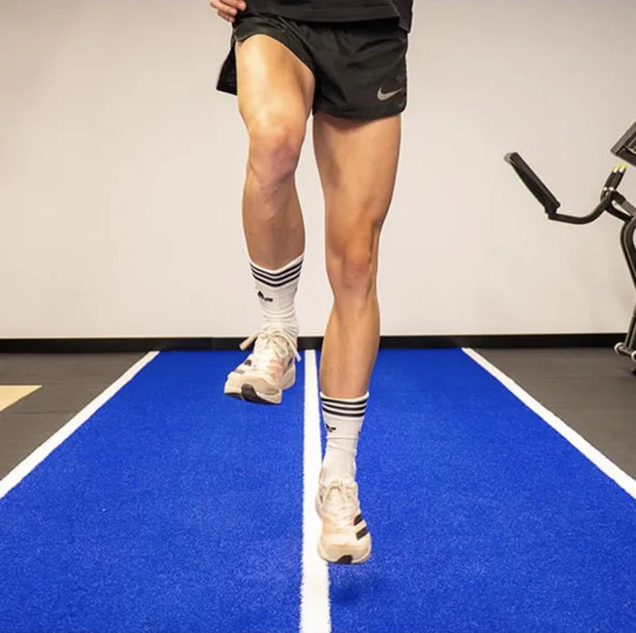 Legend Speed Turf installation in Blue with White lines