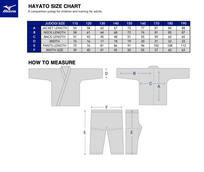 Mizuno Hayato Judo Gi - Blue for judo training, view 2