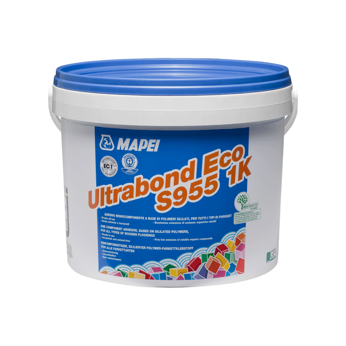 Mapei Ultrabond Eco S955 1K, 15kg tub Maximum Sport