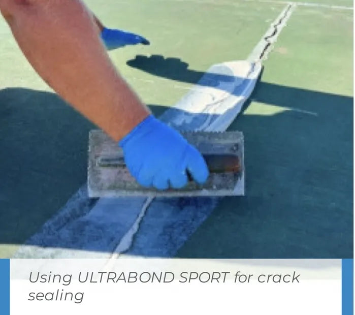 Mapei Ultrabond Sport 3 in 1 floor adhesive for crack filling