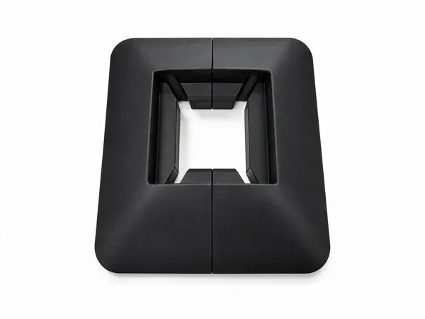 Fuji Base Plate Pad that protects athletes from the base plate and bolts on Hangman Rack and MMA Cage Panel Posts
