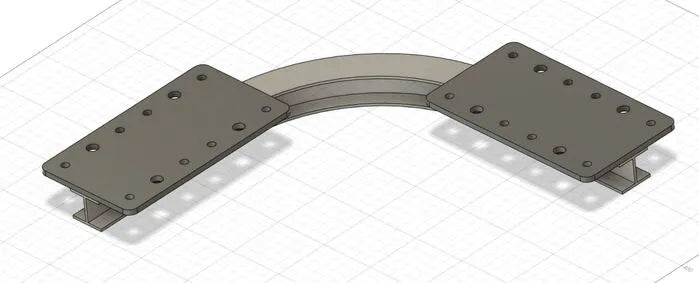 Fuji Mats Ceiling Mount 90 Degree Bend