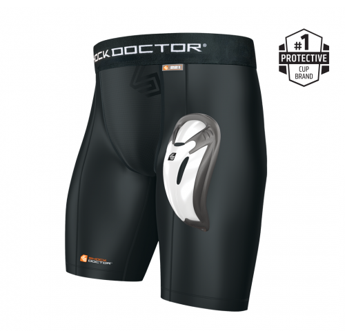 Shock Doctor Compression Short with Bioflex Cup | Maximum Sport
