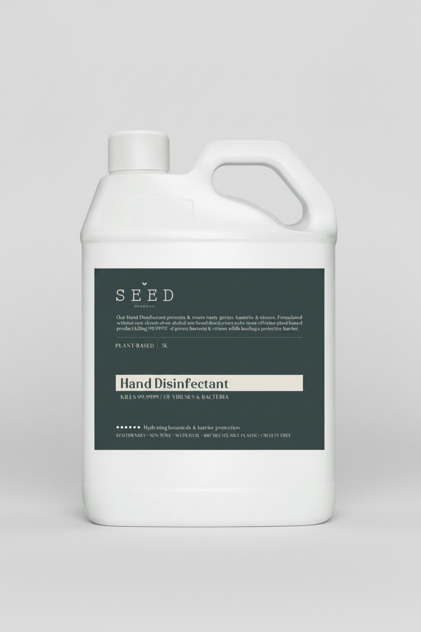 Seed Organic Hand Disinfectant 5 litres