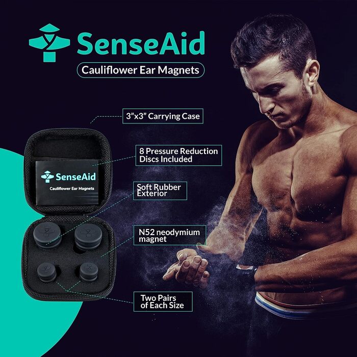 SenseAid Cauliflower Ear Magnets kit