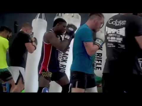 Fuji Punching Bags in action